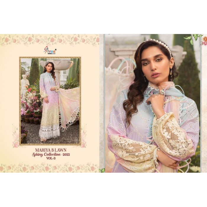 Shree Fabs Maria B Lawn Spring Vol 3 Pakistani Salwar Suits